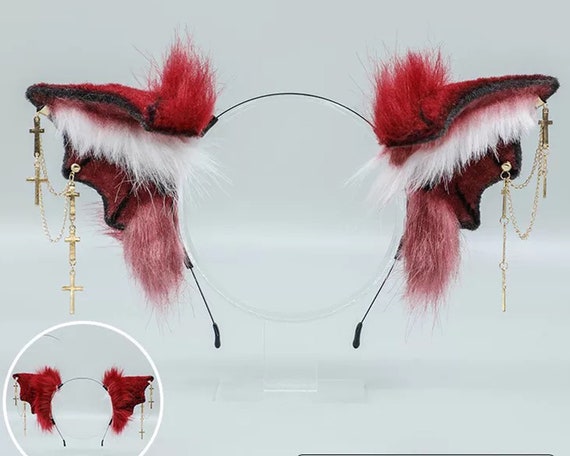 Diadema de oreja de murciélago demonio oreja de anime oreja - Etsy México Diadema de oreja de murciélago demonio oreja de anime oreja - Etsy México