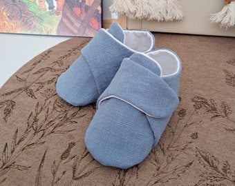 BUDDY Soft Sole Baby Shoes PDF Sewing Pattern & Tutorial, Projector Layers, Baby slippers crib shoes baby booties sewing shower gift