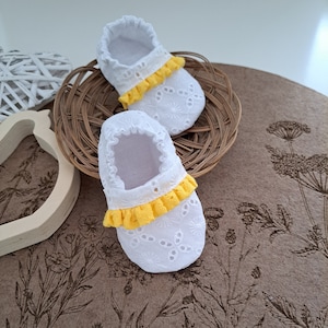 DAISY BABY 0-2Y Soft Sole Baby Schoenen PDF Naaipatroon & Tutorial, Projectorlagen, Babyslofjes wiegschoenen babyslofjes naaien