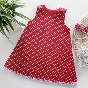 CUTIE Dress Sewing Pattern and Tutorial PDF projector, Pinafore Baby dress, Kids dress, toddler dress, sewing pattern, woven dress image 3