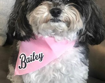 Personalized Dog Bandana