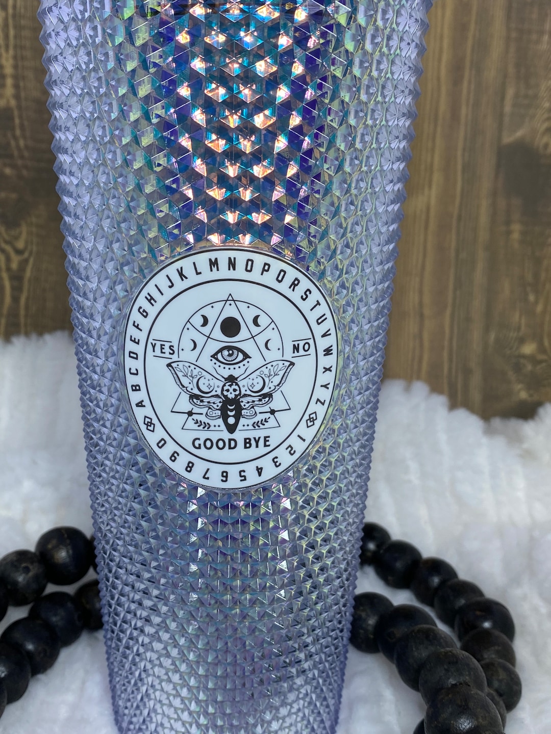 White Rainbow Starbucks Cup