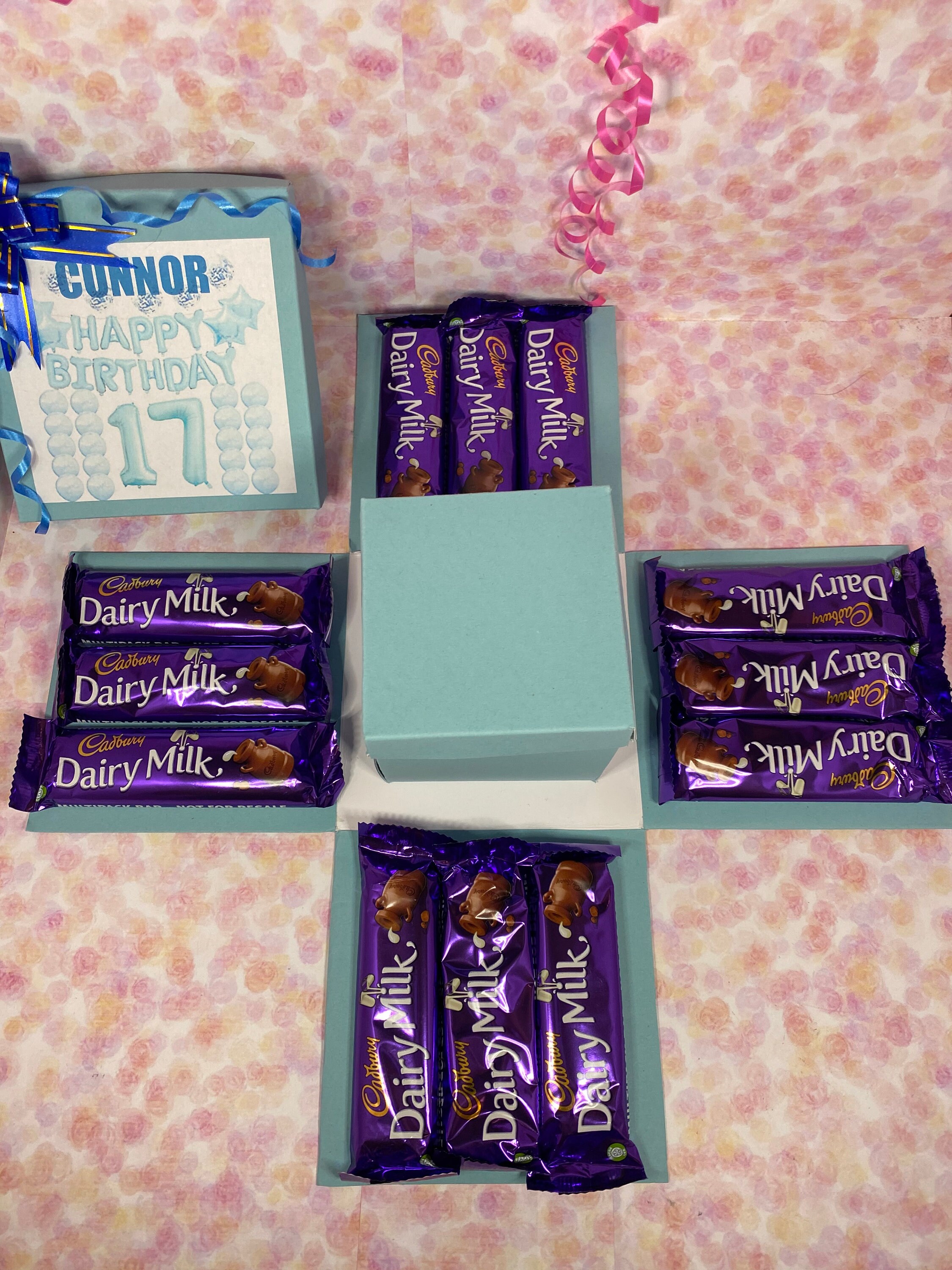 Cadburys Dairy Milk Chocolate Explosion Gift Box Chocolate Etsy UK