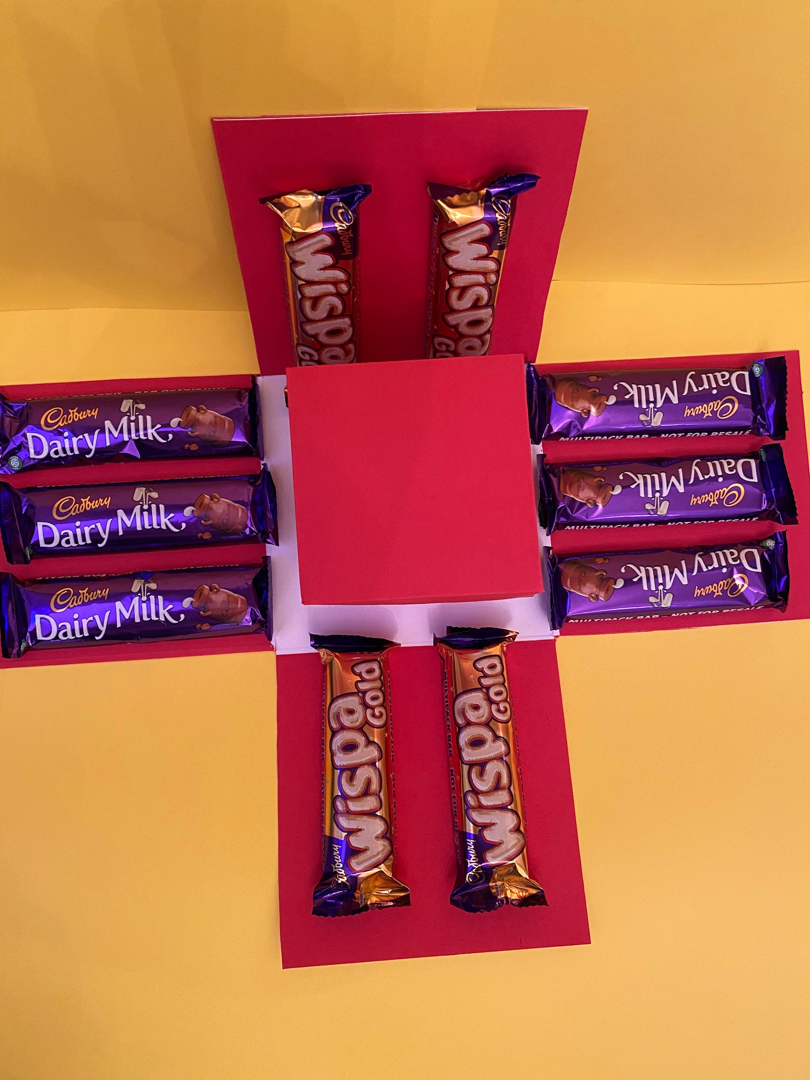 Cadburys Chocolate Explosion Gift Box 2 layers of full size Etsy