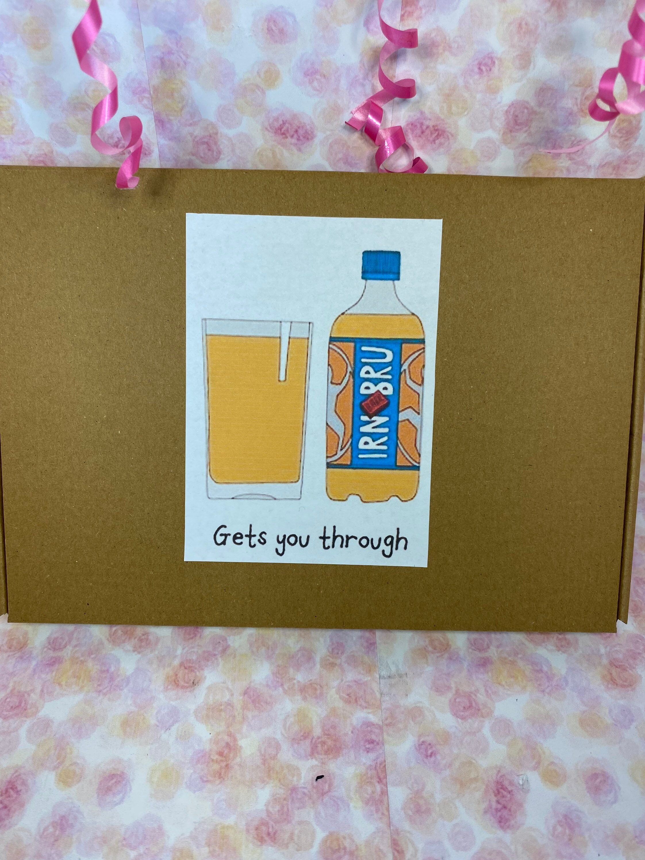 Irn Bru Scottish Gift Personalised Sweet Hamper Excellent Etsy