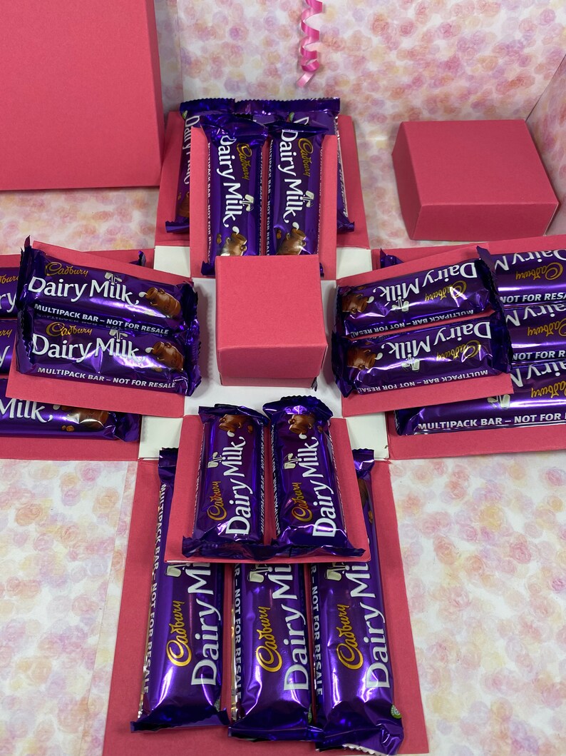 Cadburys Dairy Milk Chocolate Explosion Gift Box Chocolate Etsy UK