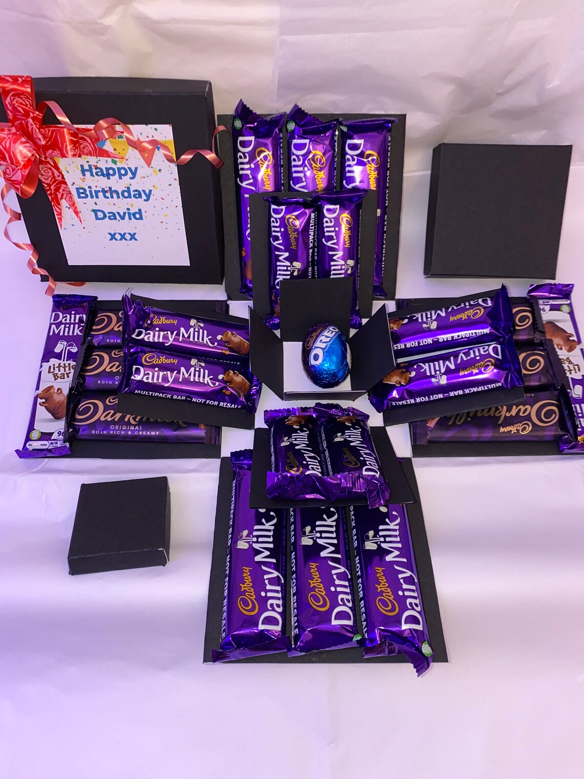 Cadburys Dairy Milk Chocolate Explosion Gift Box 3 layers of Etsy