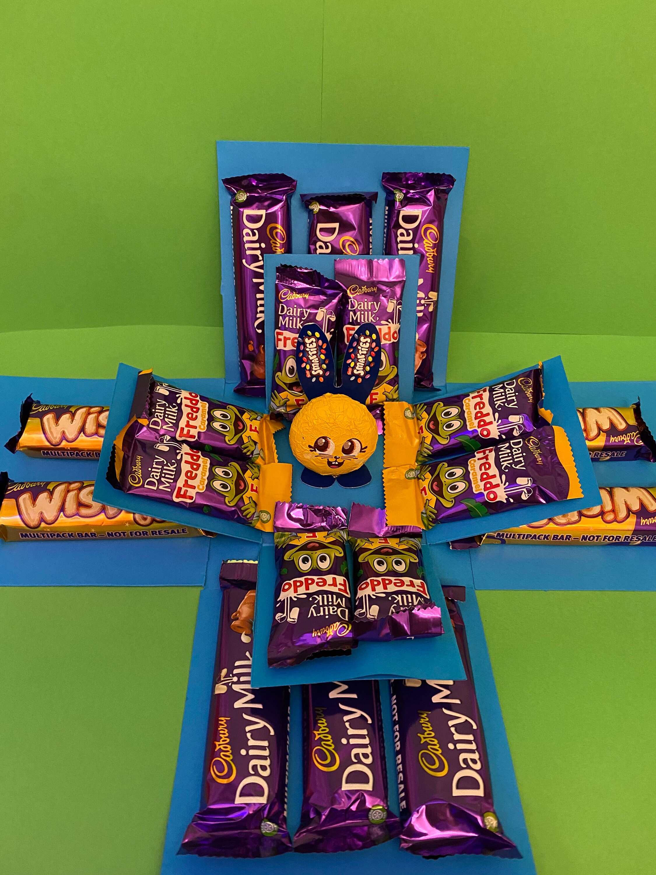 Cadburys Chocolate Explosion Gift Box 2 layers of full size Etsy