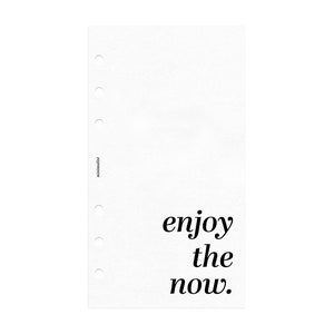 PERSONAL SIZE // GRATITUDE Minimal Planner Dashboard Insert // Printable // Minimalist Quote // Personal Rings // Minimalism Aesthetic