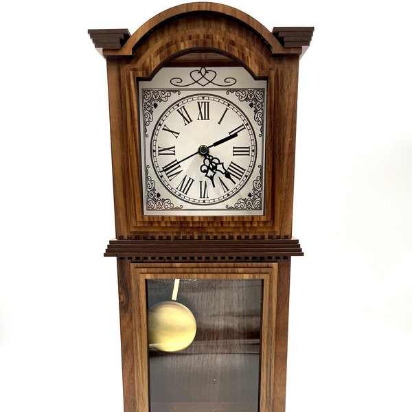 Laser cut Tabletop Grandfather clock