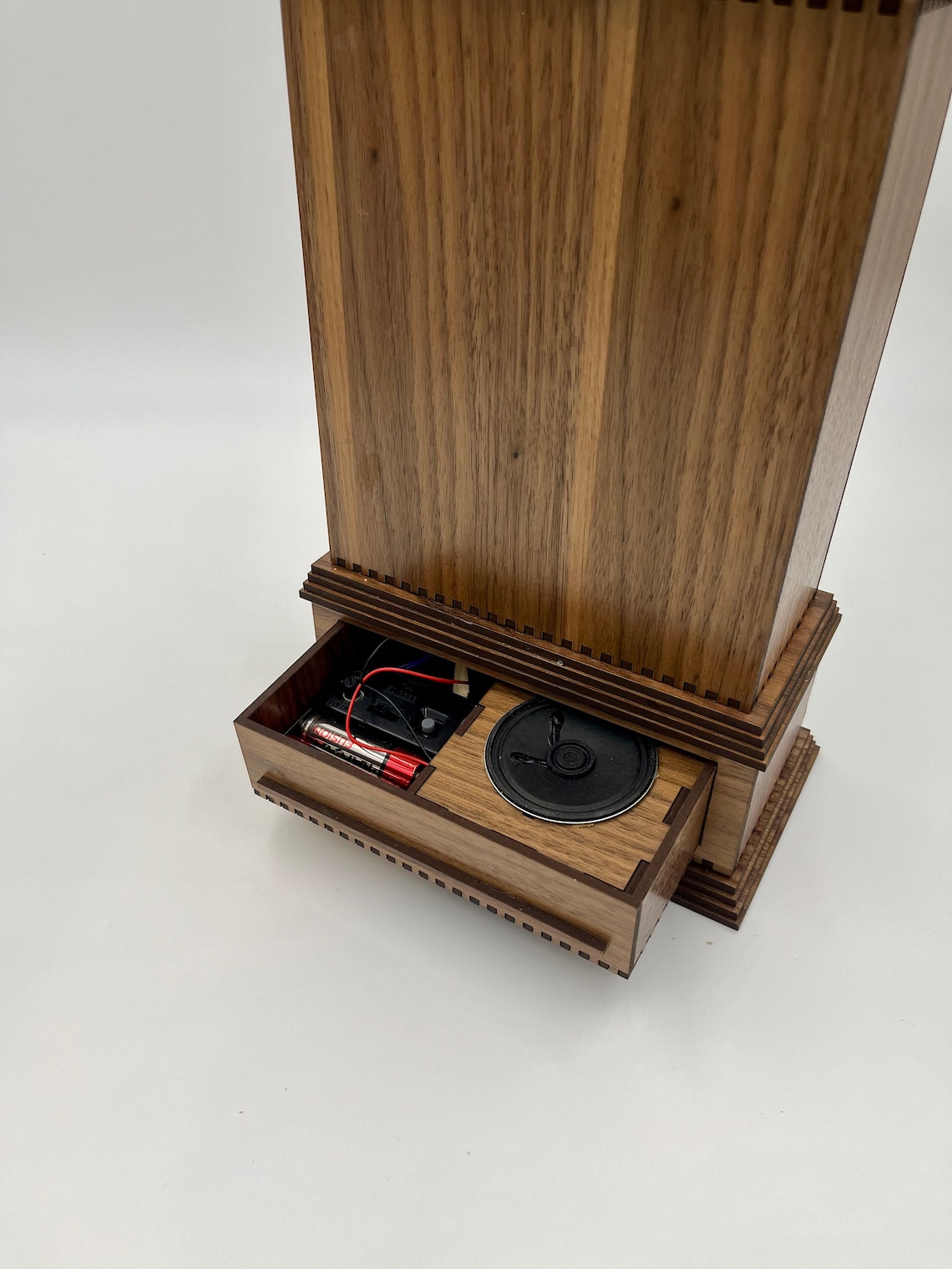 Laser Cut Tabletop Grandfather Clock Etsy