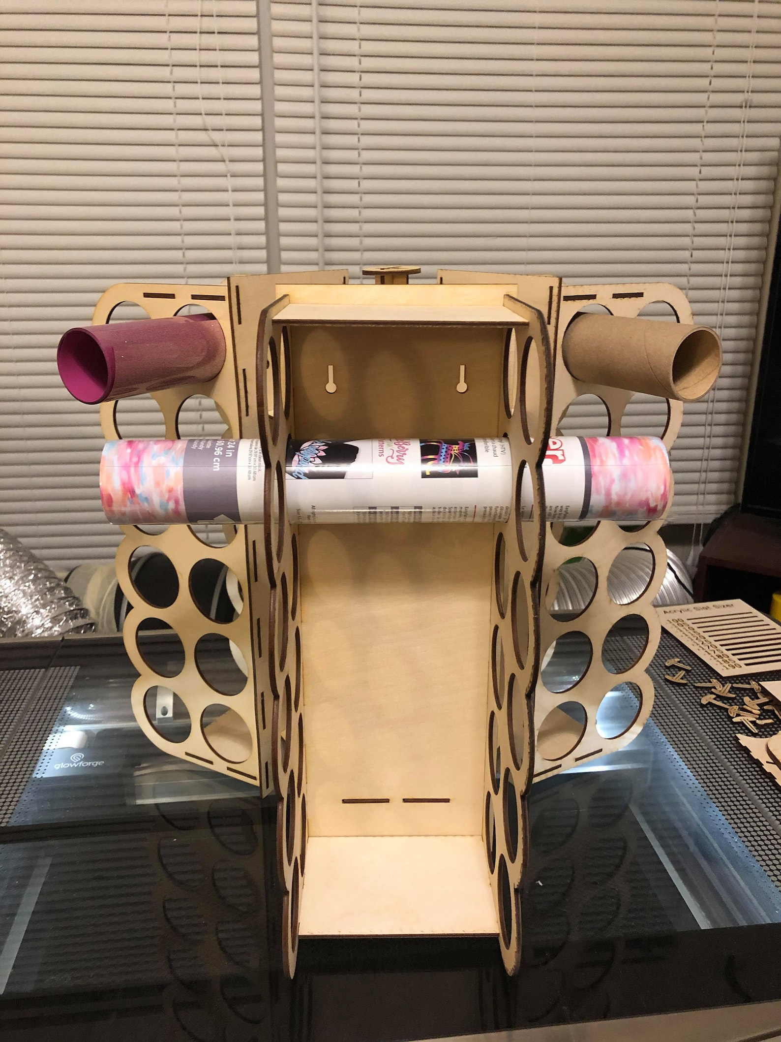 Storage Rack for Rolls of Vinyl Etsy