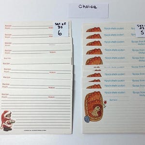Vintage Recipe Cards -  by Current - Choice