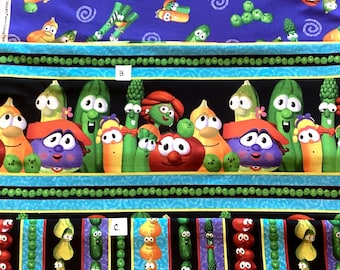Choice Veggie Tales Fabric - Quilting Treasures - BTY - Retired -  2010
