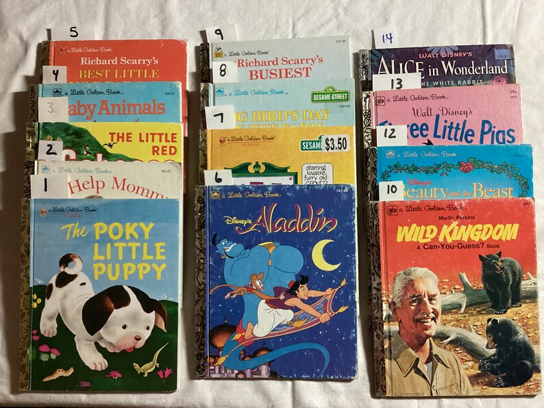 Vintage Golden Books Etsy
