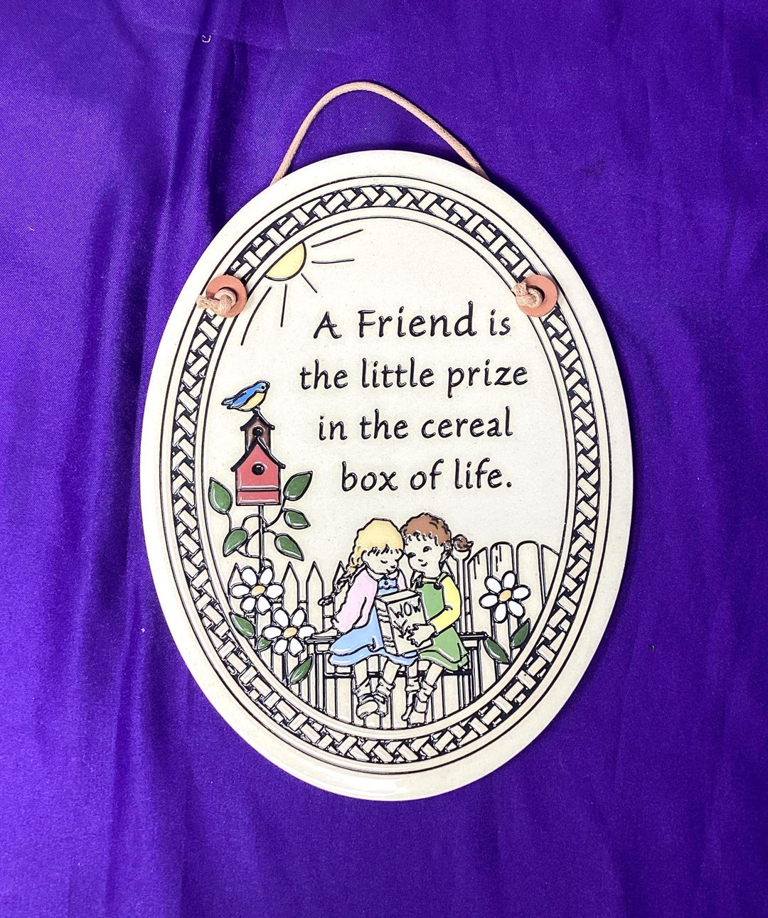 Trinity Potter Trinity Potter Oval Wall Plaque