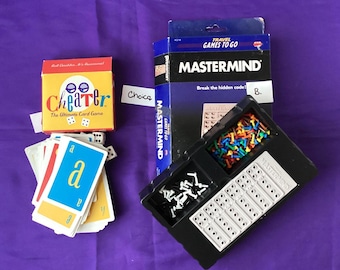 Choice of Games - Cheater Ultimate Card Game -1995 OR Travel Mastermind - 1992