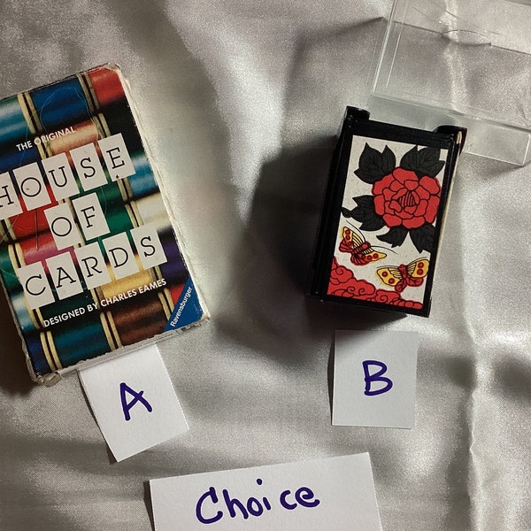 Choice - Vintage Card Games -  House of Cards or Hanafuda Playing Cards (Japan)