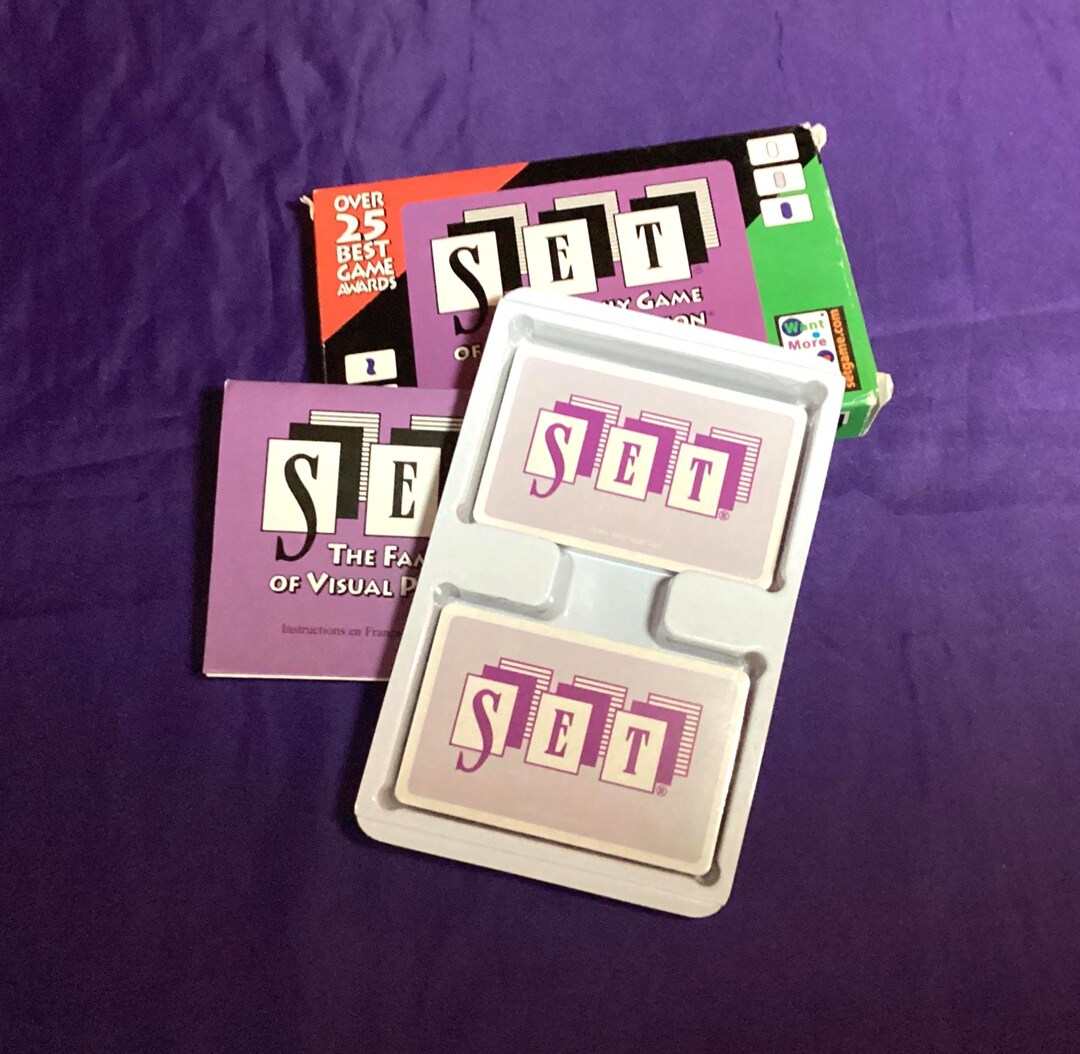 Perception Card Game SET Card Game- Game of Perception - Cards Sealed - 1991 (640A) - Etsy