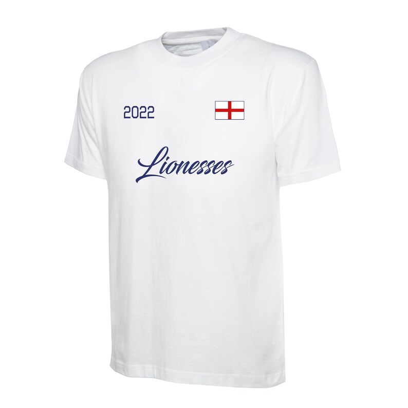 England Euro 2022 Lionesses Football Tshirts Women's Etsy Ireland