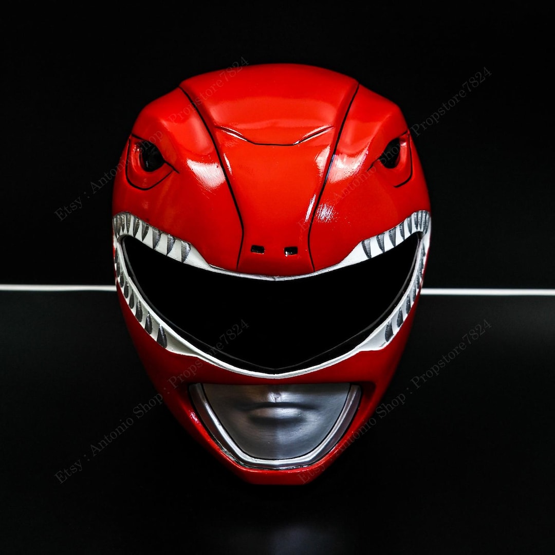 レッドレンジャーヘルメットコスプレMMPRハロウィンコスチューム小道具 レッドレンジャーヘルメットコスプレMMPRハロウィンコスチューム小道具