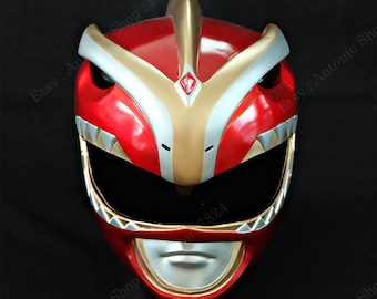 Rode boswachter vleermuis in de zon helm cosplay MMPR halloween kostuum masker prop