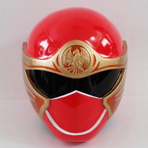Red Hurricanger Ninja Storm Helmet Cosplay Halloween Costume Mask Prop