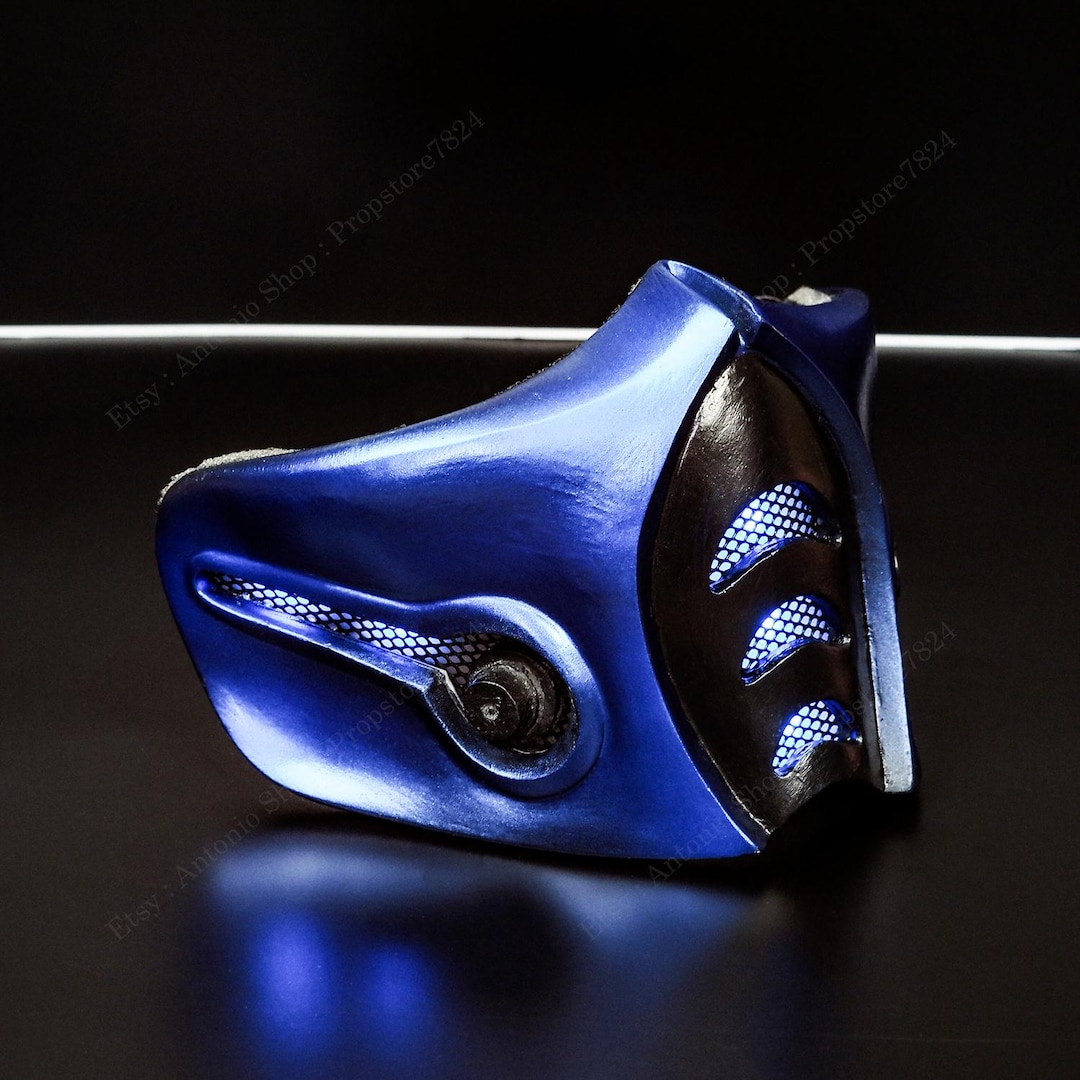 Sub Zero Mask Halloween Costume Mortal Kombat Cosplay Airsoft Suit