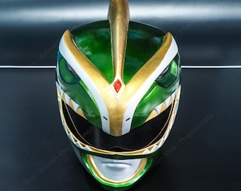 Green Ranger Bat in The Sun Helmet Cosplay MMPR Halloween Costume Prop