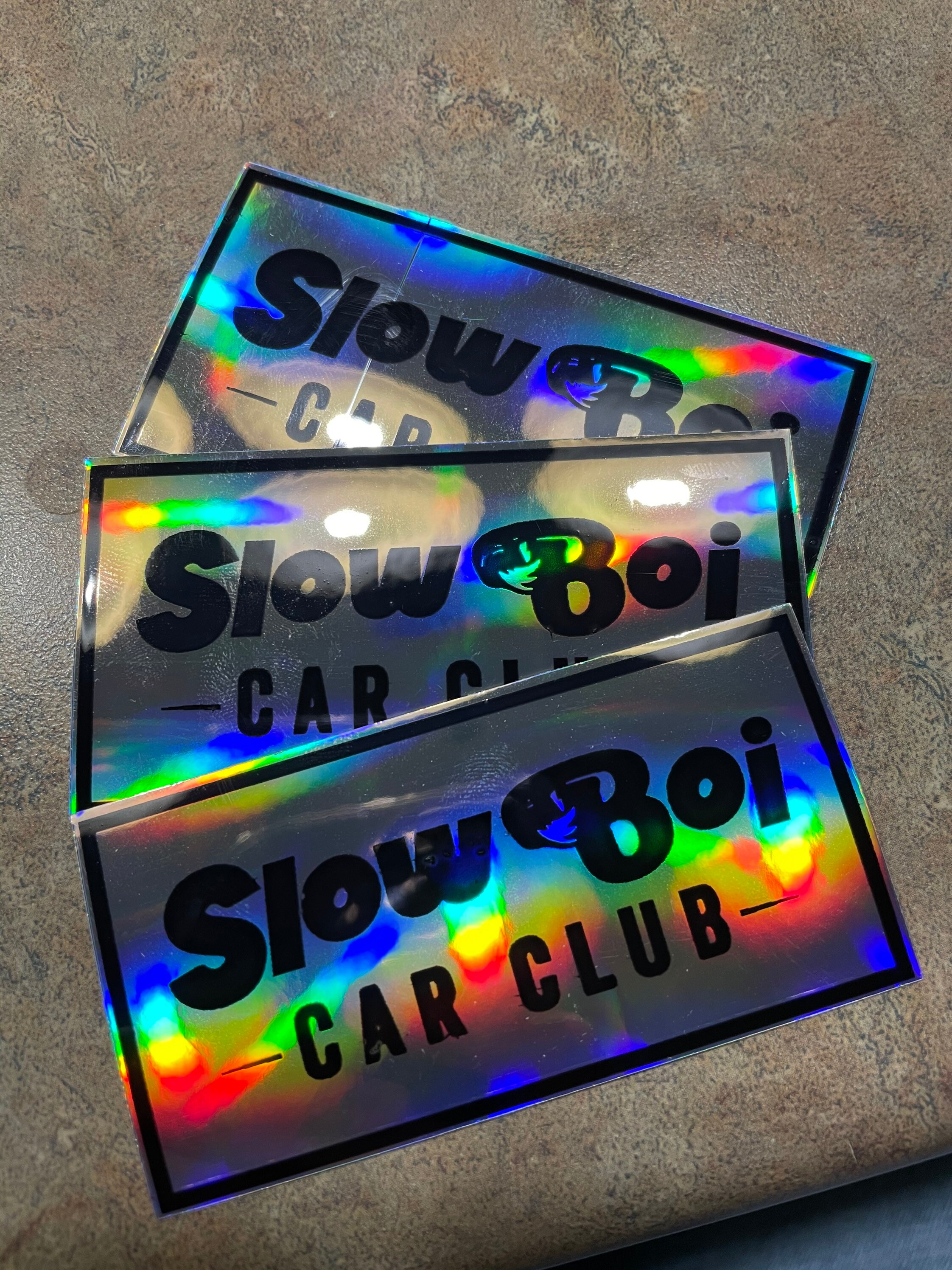 Boi Car Insurance Contact Email Slow boi car club halographic sticker | Etsy
