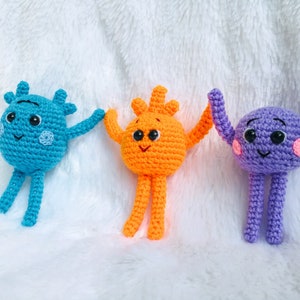PDF Bumble Nums crochet pattern Amigurumi bumble Nums soft toy pattern