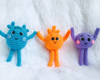 Bumble Nums de ganchillo Amigurumi Juguetes de peluche personalizados Bumble Nums