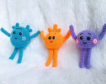 Bumble Nums crochet pattern Amigurumi bumble Nums soft toy pattern