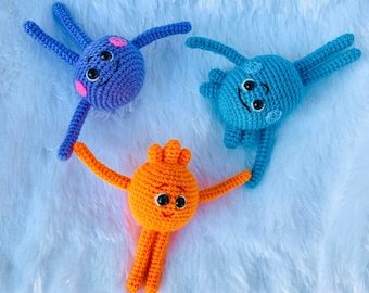 Bumble Nums de ganchillo Amigurumi Juguetes de peluche personalizados Bumble Nums