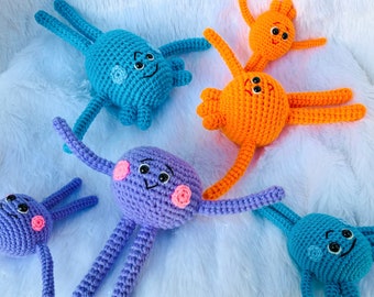Bumble Nums de ganchillo Amigurumi Juguetes de peluche personalizados Bumble Nums