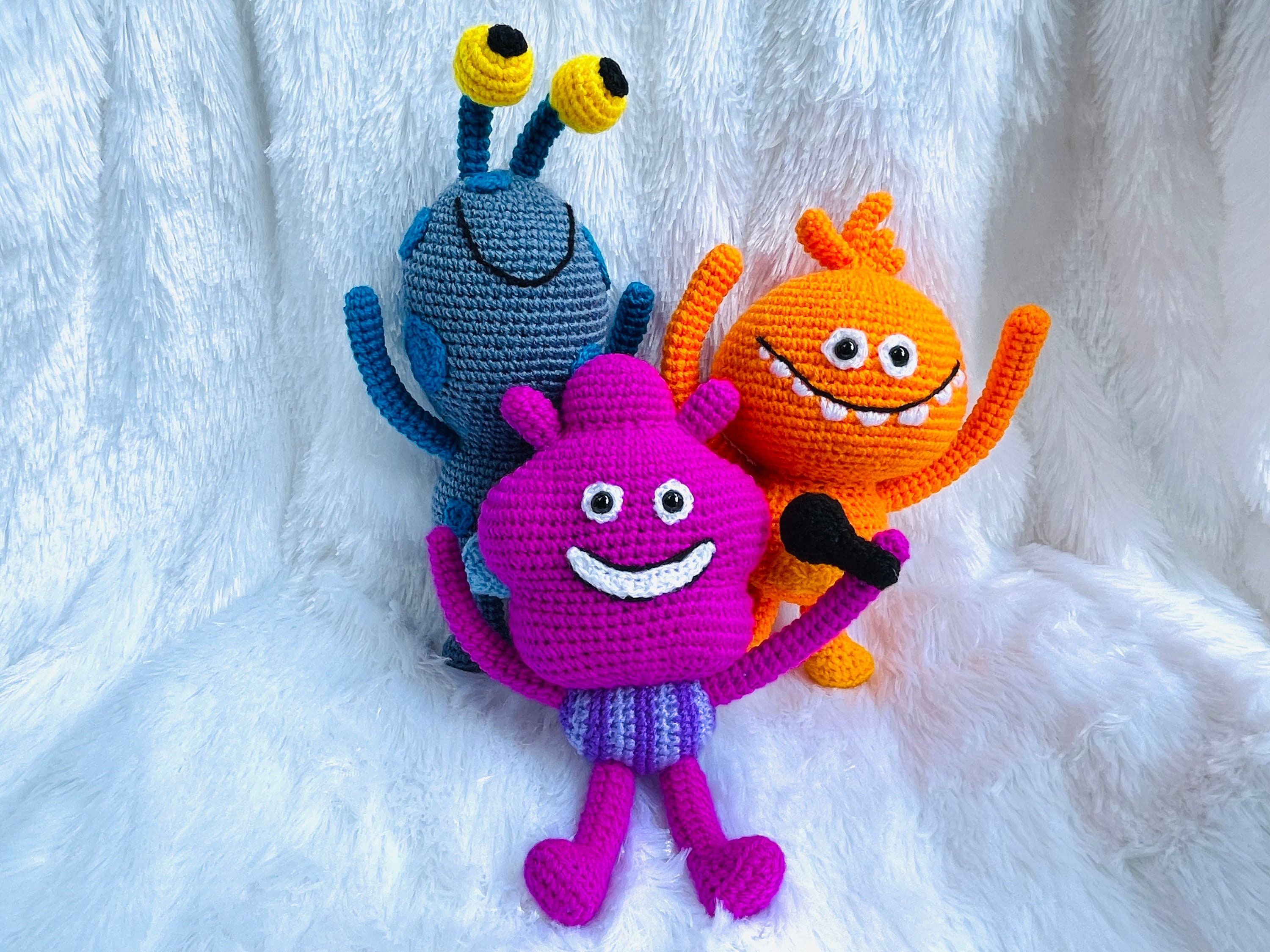 Crochet Dewey Molly Rizzo Strawberry and Jimmy Amigurumi