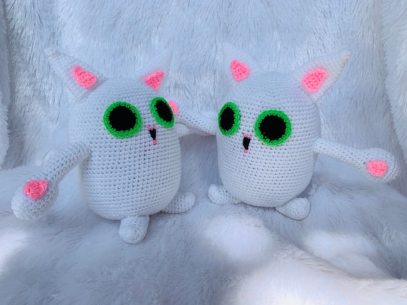 Crochet Peekaboo Cat Amigurumi Personalized Stuffed Peekaboo Cat Soft Toys Etsy