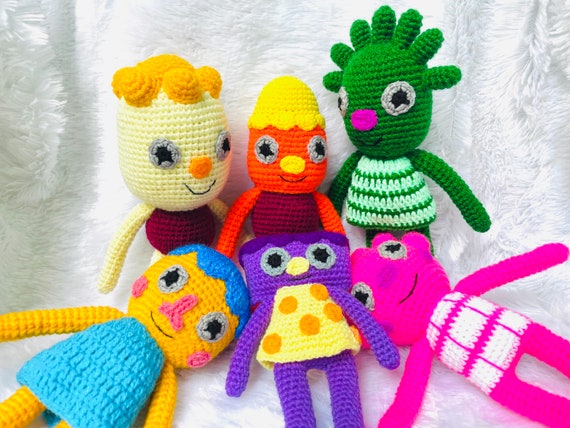 Crochet Noodle Blossom Cheesy Kernel Broccoli Jelly Pompom