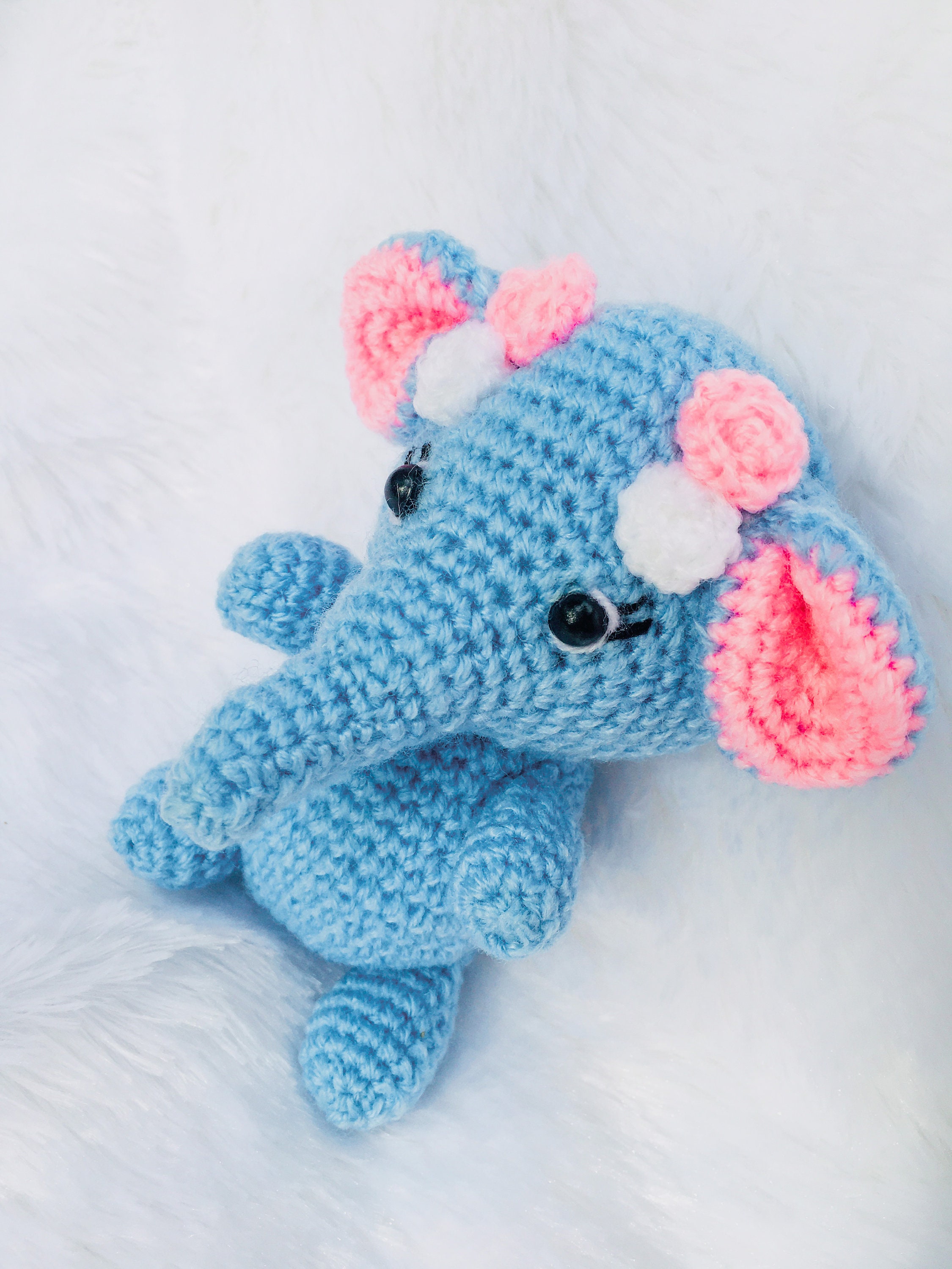 Amigurumi Elephant Pattern Crochet Elephant Doll Easy Pattern | Etsy