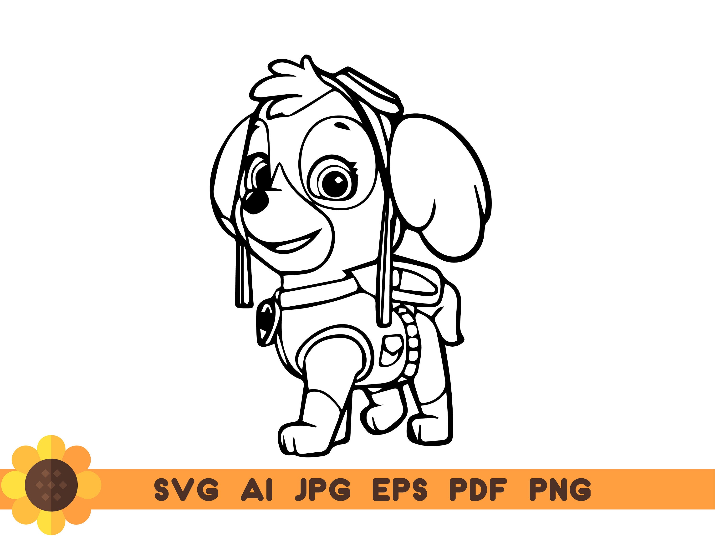 Free svg paw patrol black - valueret