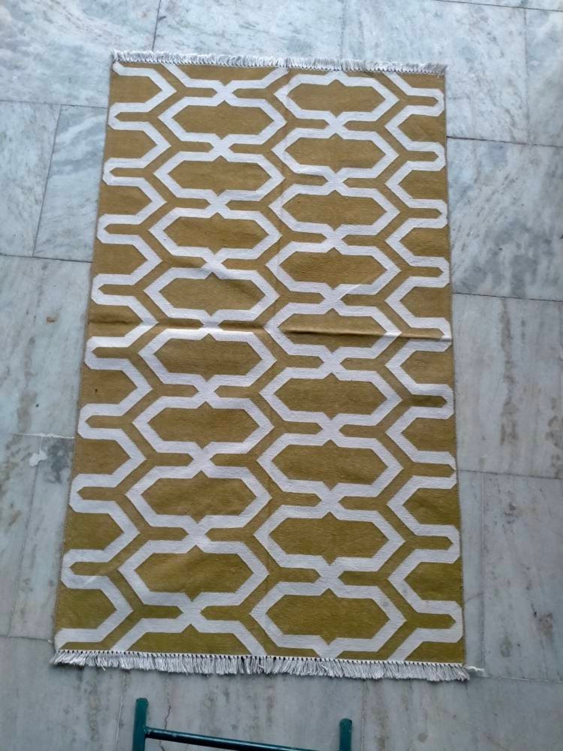 3x5 Cotton Hand woven Dhurrie Dhurrie Rug Carpet Design Etsy