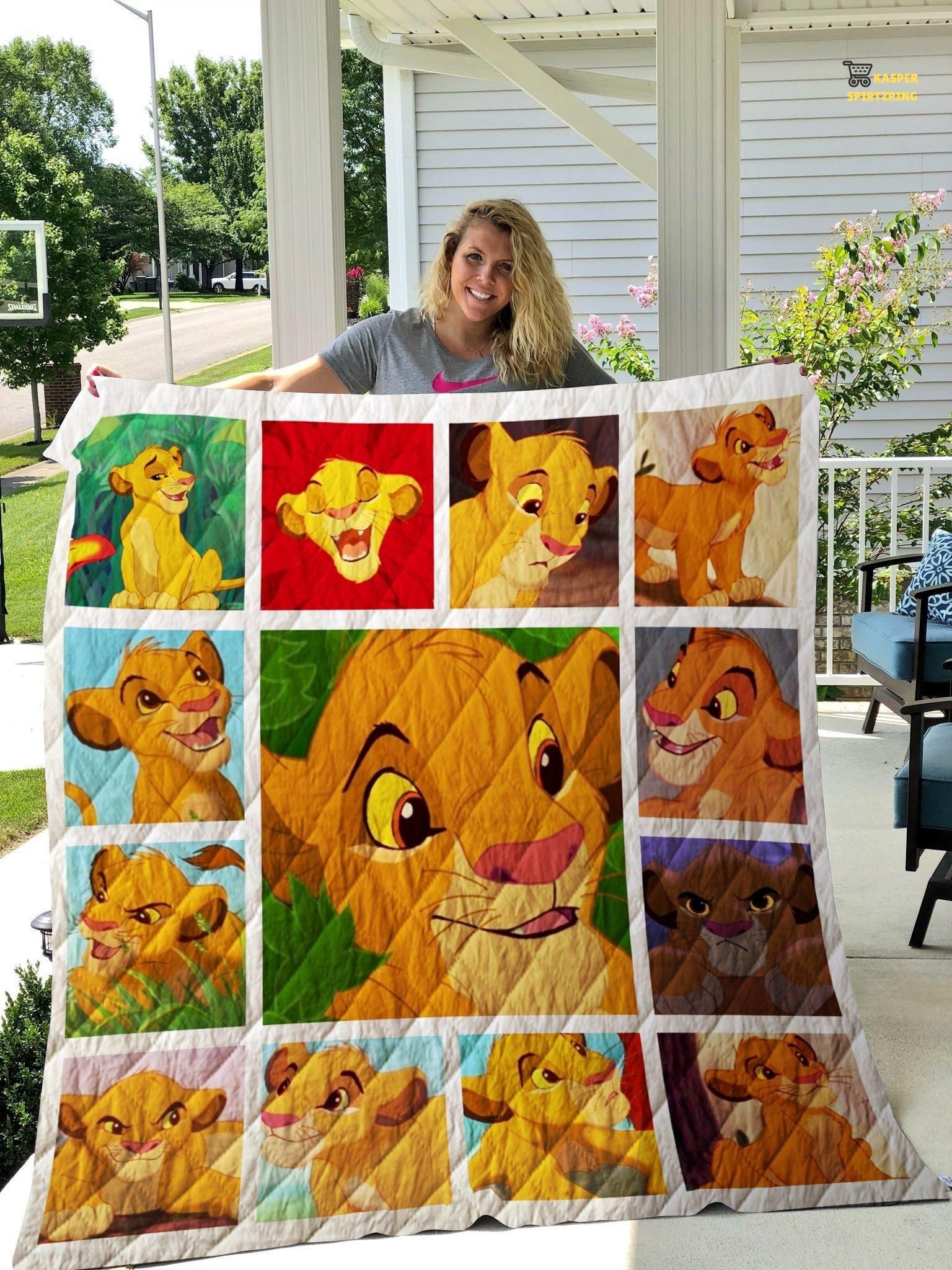 Die Löwen König Simba Quilt Decke Bettwäsche Familie Etsy
