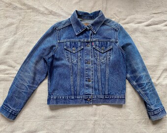 Levis Type 3 Denim Jean Trucker Jacket 70505 0217 Distressed Faded 