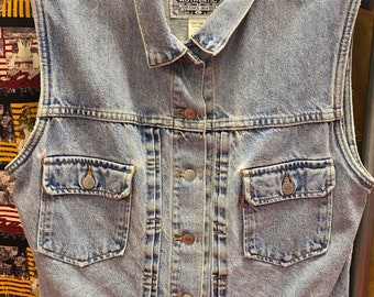 Levis Denim Vest - Etsy UK