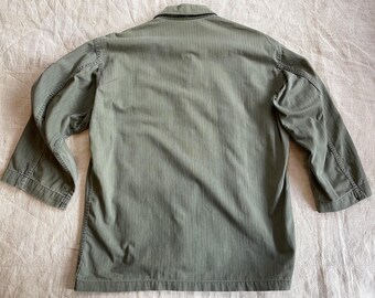 1940s 1950s US Army Early Vietnam M47 HBT Sgt Majors Work Utility