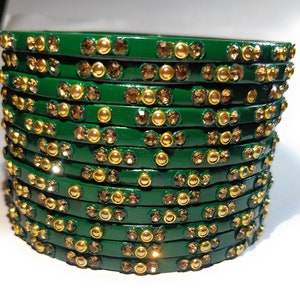 Rajasthani Handmade Bangle Set of 12 in Lac Material Indian bangles