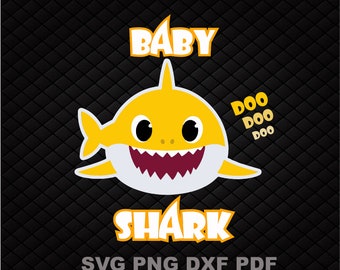 Yellow Baby Shark Etsy Yellow Baby Shark Etsy