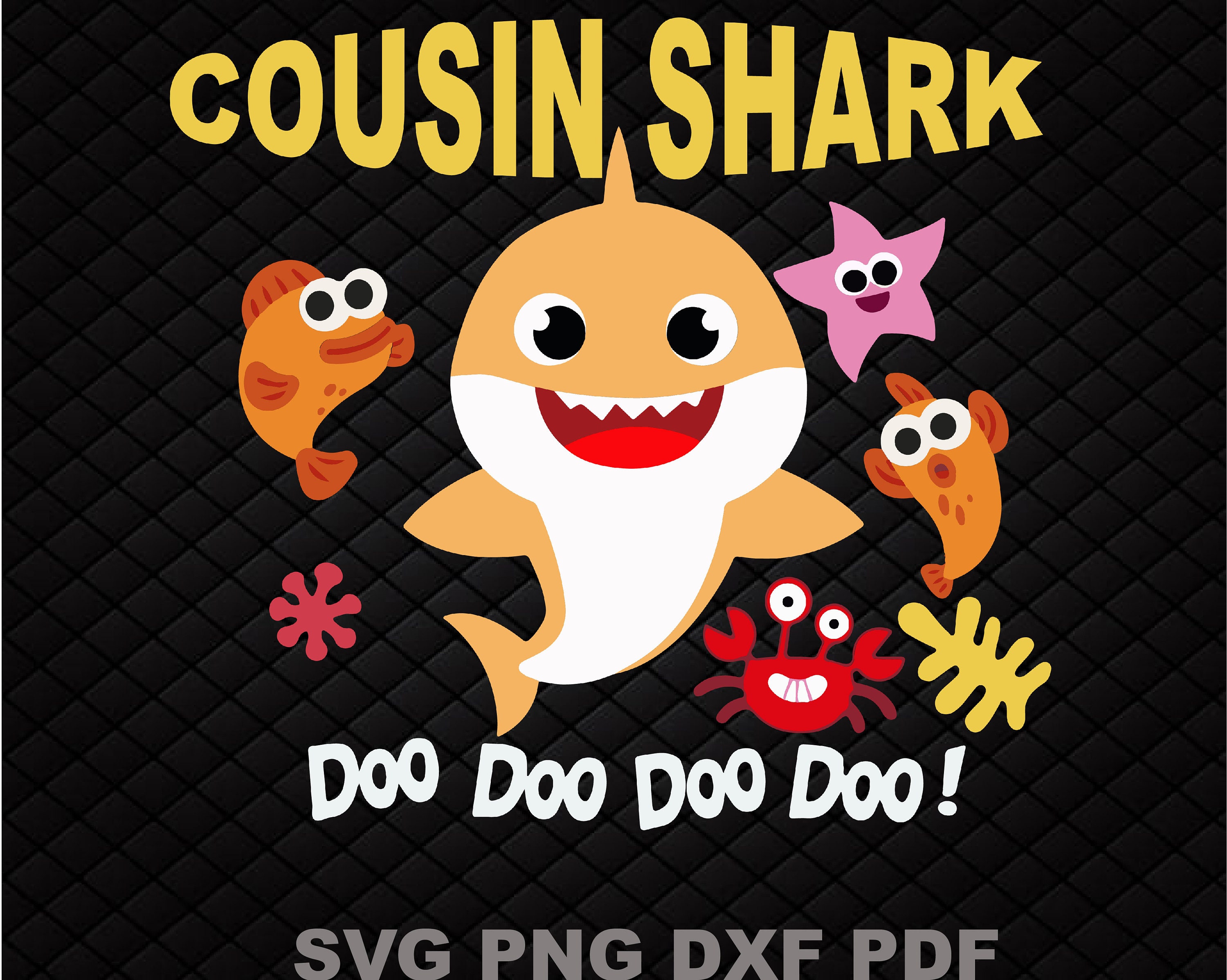 Free Free 343 Shark Family Baby Shark Birthday Svg SVG PNG EPS DXF File