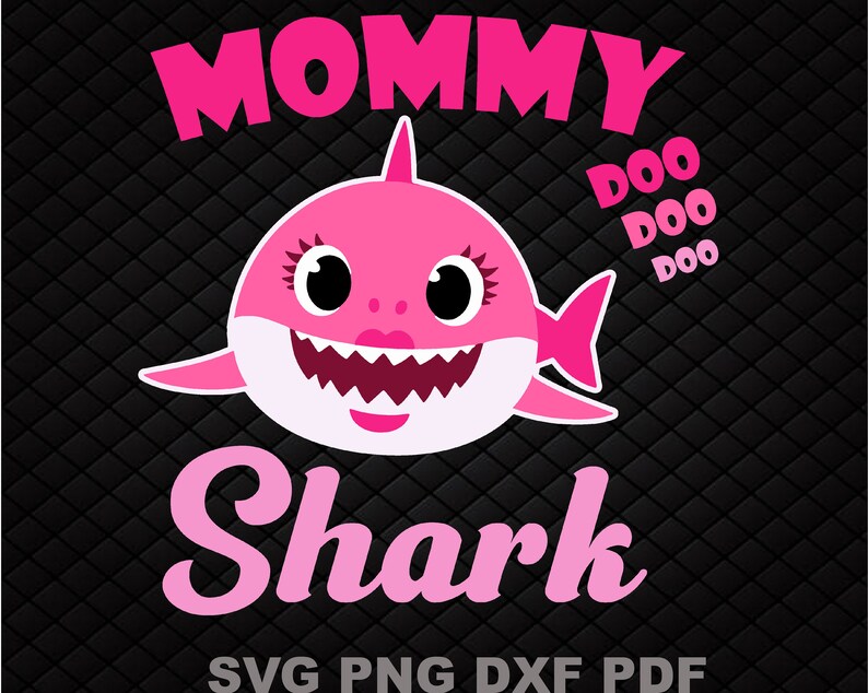 Mommy Baby Shark SVGlayered Shark Family svg birthday family | Etsy