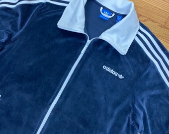 adidas suede track jacket